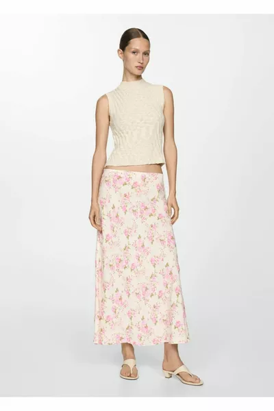 تنورة طويلة بالزهور