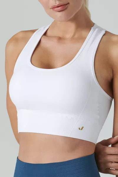 Gela Double Layer Compress Sport Soutien-gorge Blanc