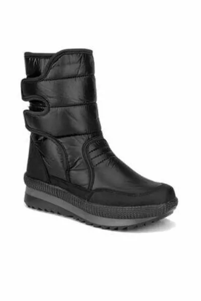 Parachute tissu polaire intérieure imperméable velcro bottes de neige d’hiver pour femmes