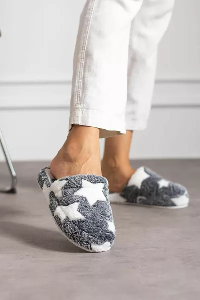 Modafrato STAR OFF Pantofole da Casa Donna Pantofole Invernali Suola Silenziosa