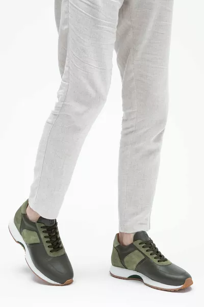 Мужские кроссовки и кроссовки из натуральной кожи   Erk Ayk 