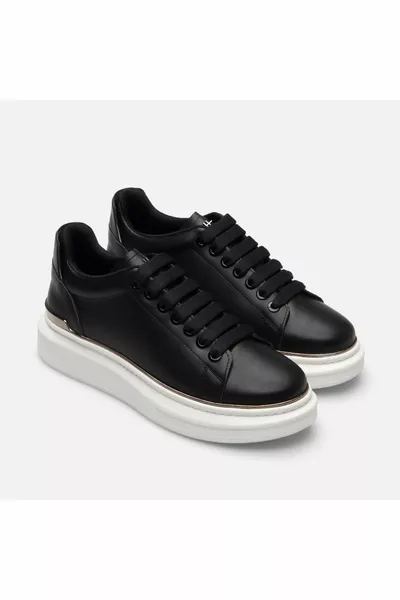 Black Pedestrian Women's Casual Shoes