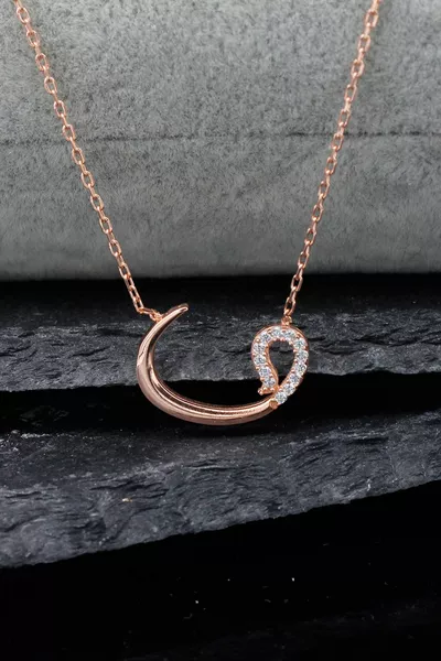 Silver Vav Letter Necklace