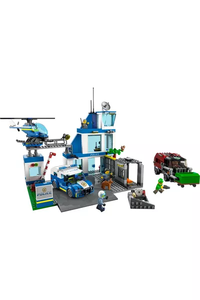 ® City Polis Centro + Set di Costruzione di Giocattoli per Bambini (P)