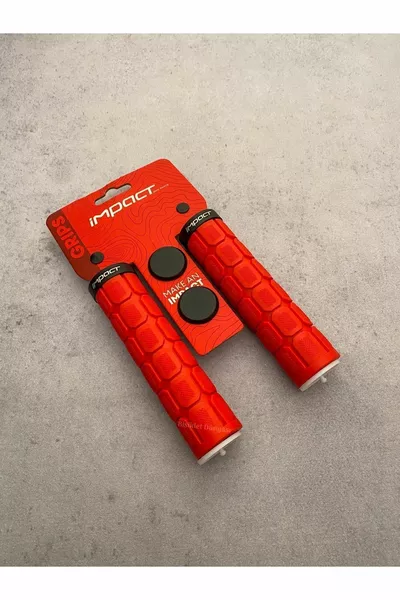 Poignées de vélo vissées en silicone ergonomiques