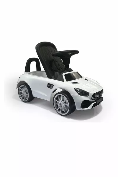 سيارة لعب سوبر مزودة بصوت ومفتاح للانطلاق على الركوب مع بوق إلكتروني