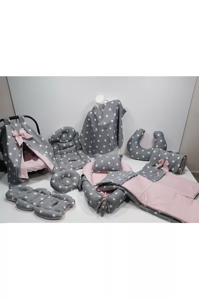 Dunkler Stern Puder Lü Babynest Set
