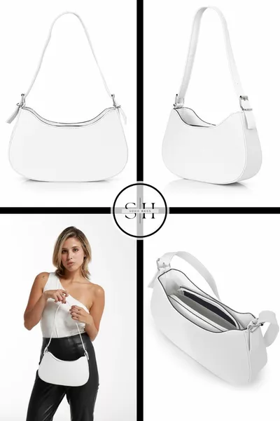 Original Women's Strap Comfort Model Mini Baguette Single Compartment Small Size Hand, Arm, and Shoulder Bag