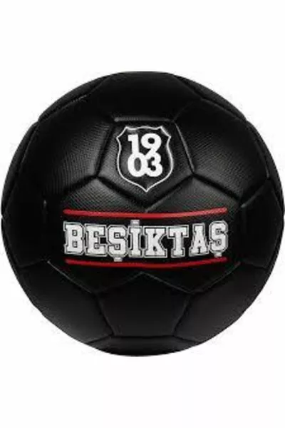 Лицензионный футбольный мяч черного цвета