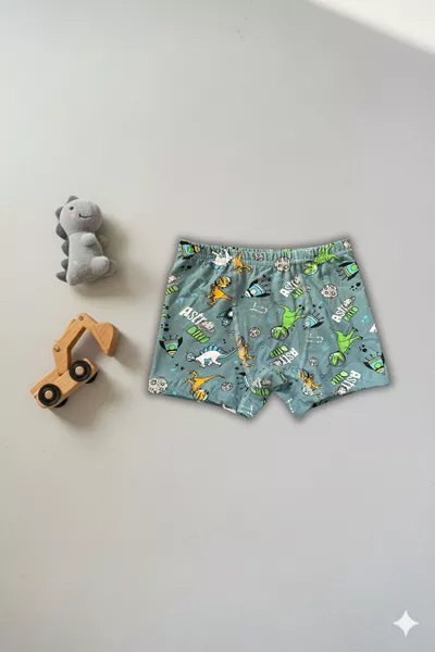 Boys' 5-Pack Space Pattern Cotton Boxers, % Cotton