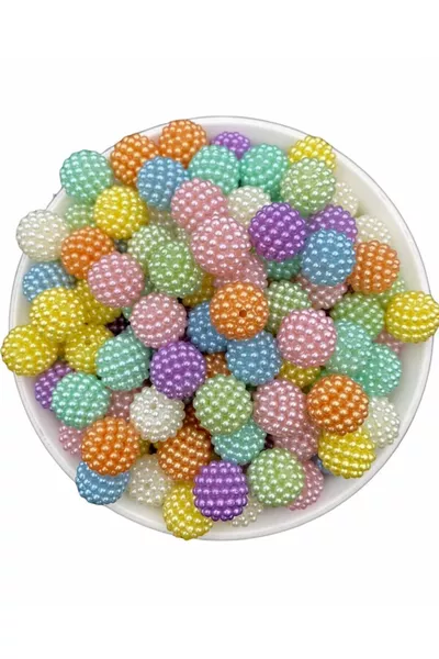 g Gemengde Pastelkleuren mm Braam Model Parel Kralen, pastel zachte kleur sieradenkralen (~ stuks)