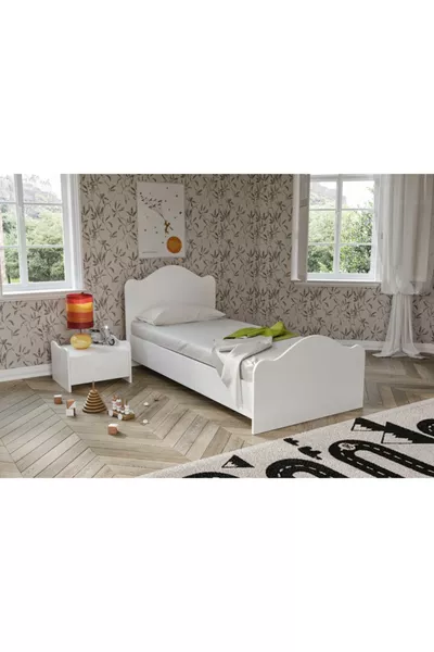 MDF Zebra Kids Room 5-Piece Set White % MDF