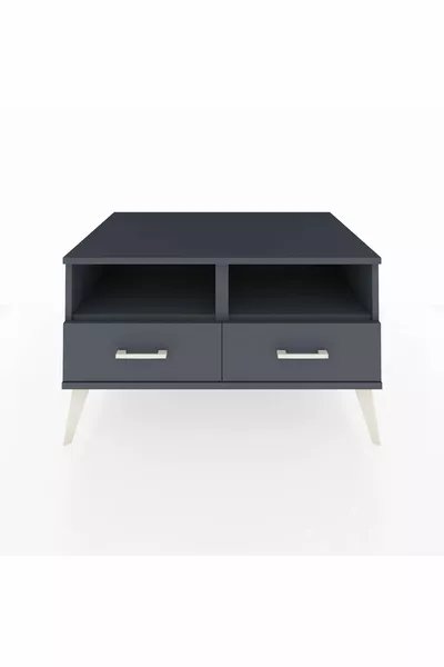 Kronos Dressoir 2 Planken 2 Lades Antraciet-Antraciet