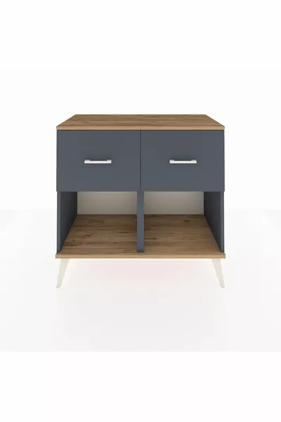 خزانة هايبريون بدرجين أنترسايت-صنوبر/أنترسايت