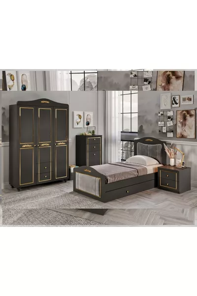 TOKYO ANTHRACITE YOUTH ROOM SET