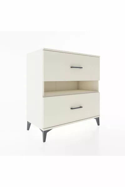 Hyperion Dressoir Met Eén Plank En 2 Lades Agaat-Agaat