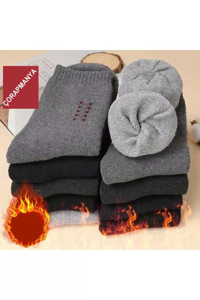 Chaussettes basses pour homme en coton économique à motifs avec coutures doubles, lot de 6