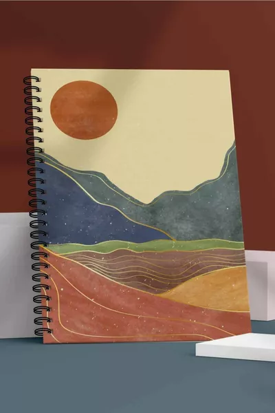 Quaderno - Bullet Journal | A puntini |  | Spirale in Acciaio |  Pagine | Copertina Rigida