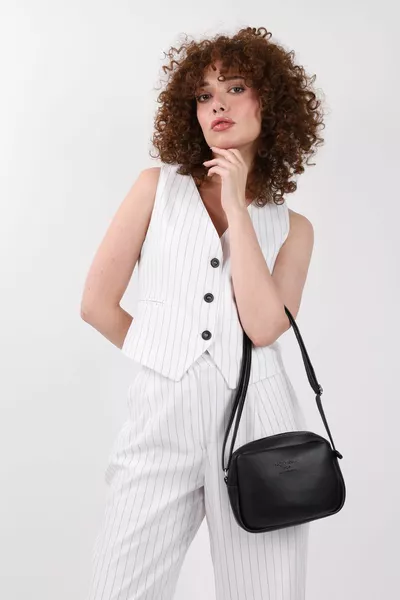 Mini bandoulière urbaine pour femme Fermeture éclair Sangle réglable Modèle Main Bras Et Sac à bandoulière