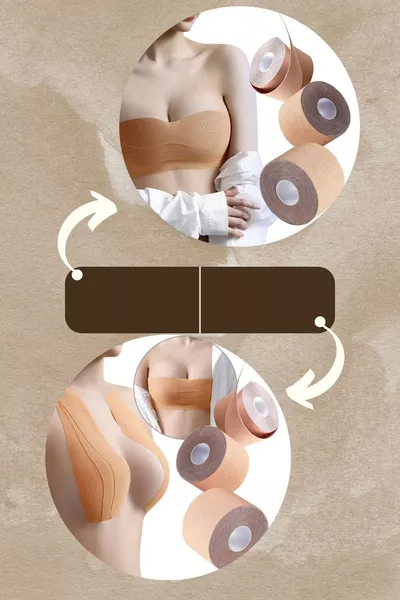 Breast Lifting Tape Shaping Tape Breast Support Lifter Strapless Bra