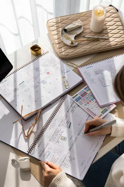 Onbepaalde Tijd Wekelijkse Spiraal Bureauplanner  cm - Bureauplanner Bordeaux