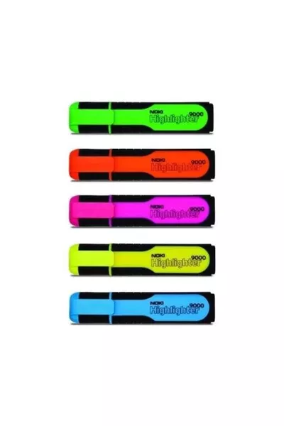 Набор из 5 флуоресцентных ручек
