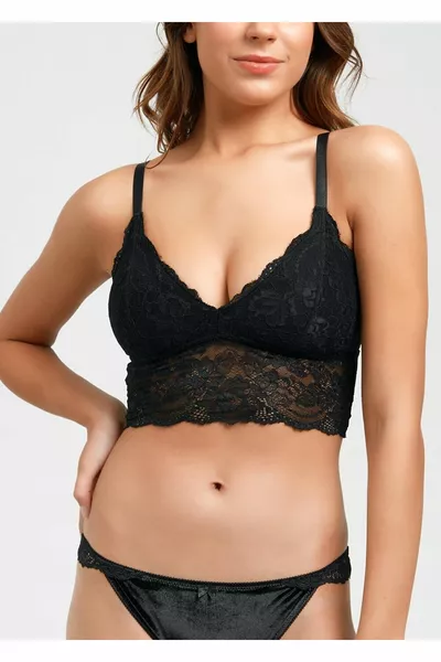 Women's Black Jasmine Bralette