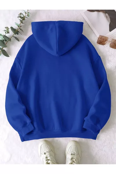 Sweat à capuche oversize unisexe pour hommes/femmes BASKET, imprimé coloré personnalisé