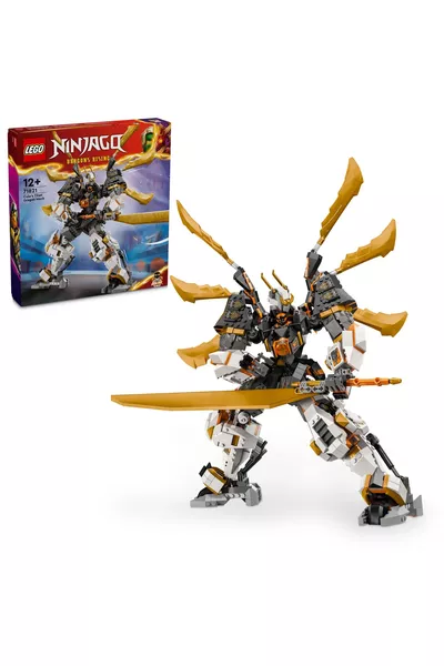 ® NINJAGO® Титаничният дракон робот на Коул + Креативен комплект за строене на играчки (част)
