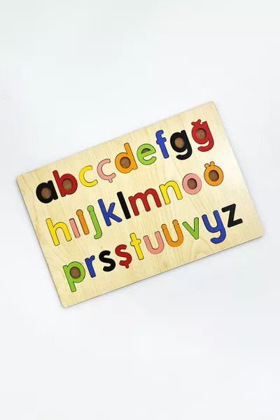 أحرف تركية صغيرة خشبية لعبة الألواح