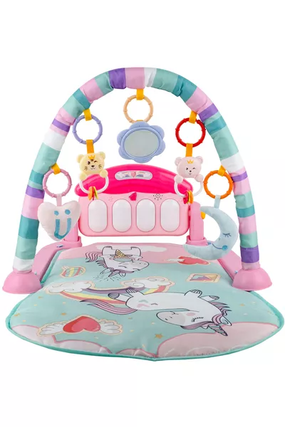 سجادة لعب يونيكورن مع بيانو