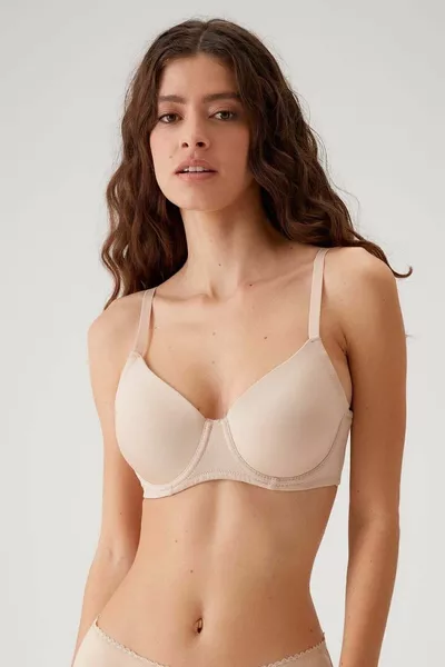 2'li Ekonomik Paket Siyah-ten  Barcelona Desteksiz Toparlayıcı Micro Sütyen Set D Cup Seçeneği