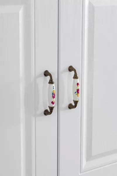 Wardrobe, Country West MDF Front 4-Door Cabinet