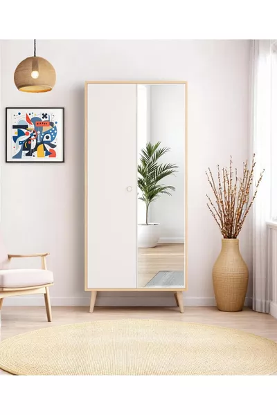 Armadio Aden con Specchio / Armadio / Armadio a Due Ante