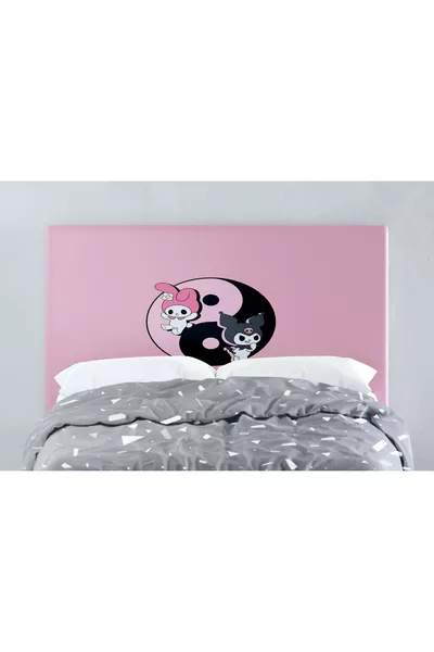 Kuromi Headboard Cover