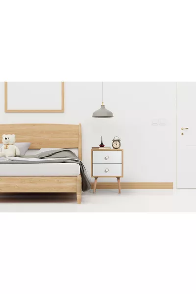 Флора Модерна Нощно шкафче с две чекмеджета /