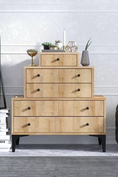 خزانة غوبي من خشب البلوط الياقوتي