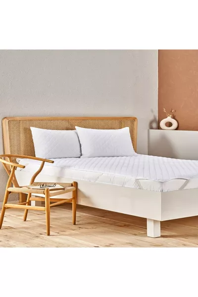 Eco Care Eenpersoons Matrasbeschermer Wit