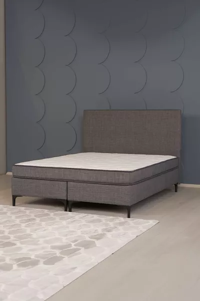 Комплект Luna (основание с подушкой и кровать без коробки) Антрацит