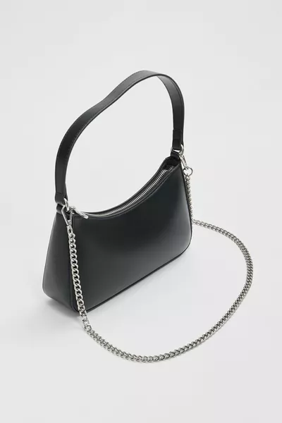 حقيبة يد مع سلسلة مفصلة