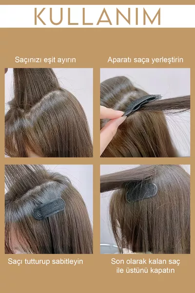 إسفنجة رفع الشعر ودبابيس الشعر مجموعة من قطعتين