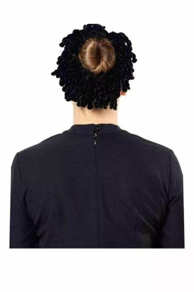 Miniaurige Samt-Haarspange