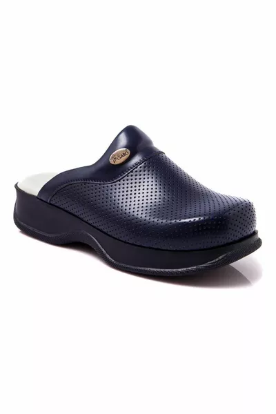 Sabot orthopédique pour médecin, infirmier, hôpital, cuisinier (BLEU MARINE)