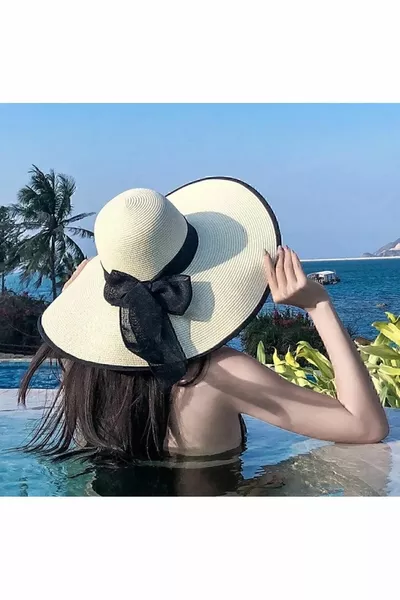 Cappello di paglia (Colore bianco)