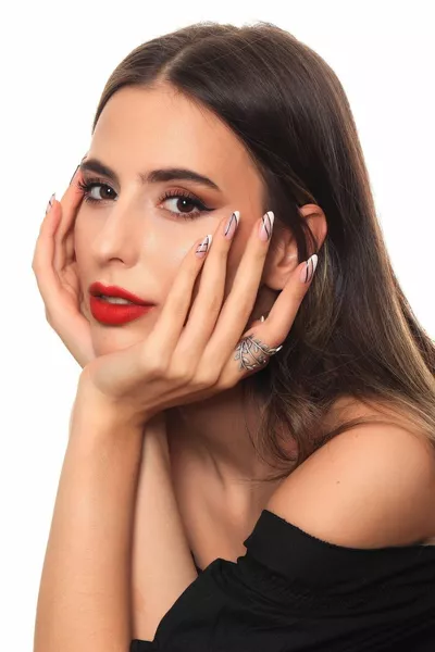 Women's Antique Silver-Plated Leaf Ring