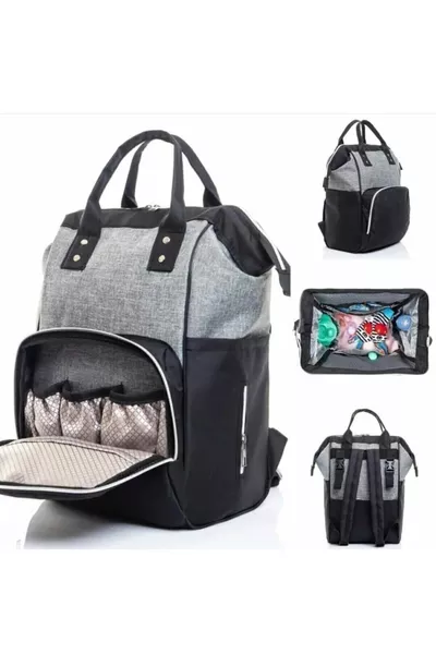 Zaino per Cura del Bambino con Termos per Biberon e Impermeabile