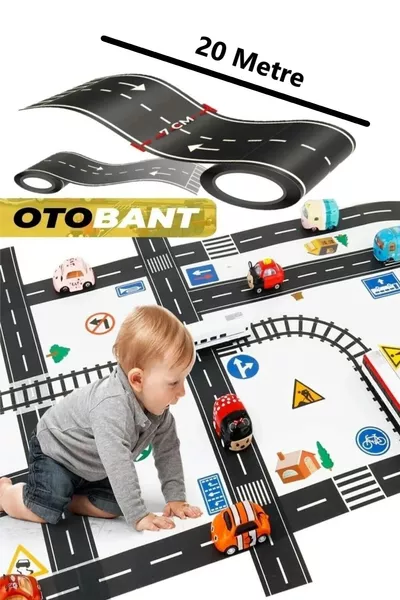Bande de route éducative et amusante Autobahn Ruban de jeu éducatif Jouet à mesurer