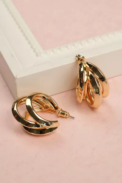 Women's Stainless Steel Non-Fading Earrings with Warranty and Receipt