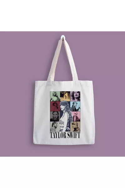 Taylor Swift Collage Bedrukte Stoffentas