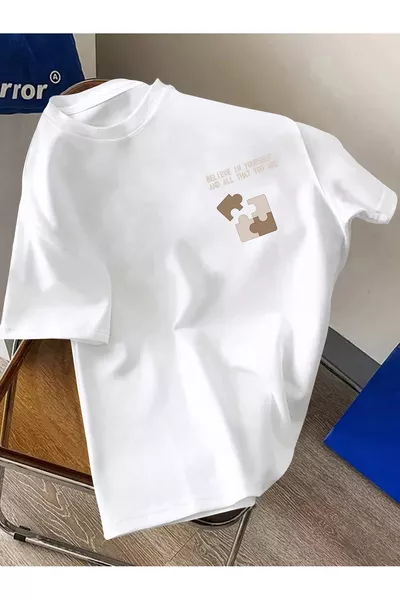 Унисекс футболка с принтом «Верь в себя»